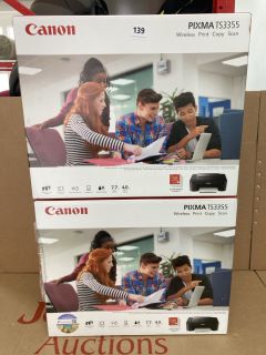 2 X CANNON PRINTER PIXMA TS3355