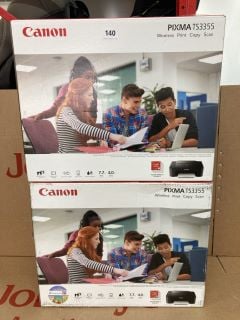 2 X CANNON PRINTER PIXMA TS3355