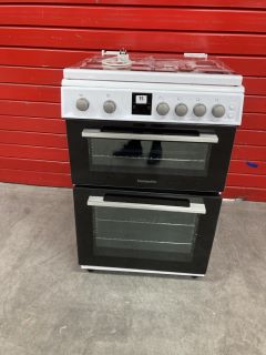 MONTPELLIER 4 GAS BURNER DOUBLE OVEN MODEL: MDOG60LW RRP: £499.00