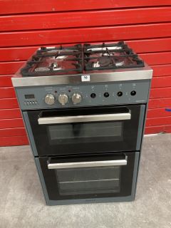 KENWOOD 4 GAS BURNER DOUBLE OVEN MODEL: CK 234 DF SL RRP: £669.00