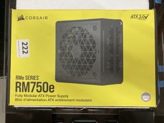 CORSAIR FULLY MODULAR ATX POWER SUPPLY RM750E