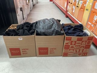 3 X BOXES OF ASSORTED CLOTHES INC MCKENZIE SHORTS