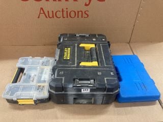 QTY OF TOOL BOXES INC STANLEY FATMAX  BOX