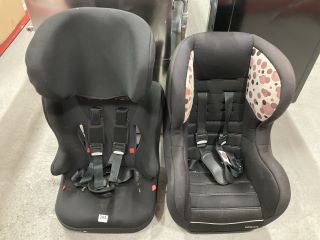 2 X CAR SEATS INC KIDDICARE CAR SEAT