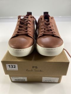 PAUL SMITH MEN'S SHOE LEE BROWN. SIZE: 6, MADE FROM: 100% COW LEATHER UPPER/RUBBER SOLE. RRP: £155