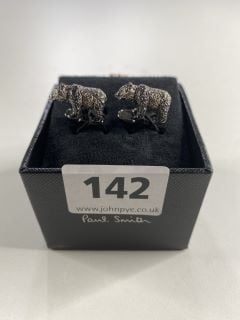 PAUL SMITH MEN'S CUFFLINK E ANIMALS. MADE FROM: 70 COPPER 30 ZINC PLATED WITH 100% ENAMEL. RRP: £100