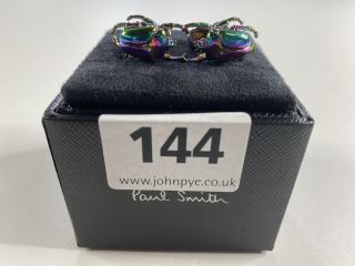 PAUL SMITH MEN'S CUFFLINK RNBOW BUG. MADE FROM: 70 COPPER 30 ZINC PLATED. RRP: £100