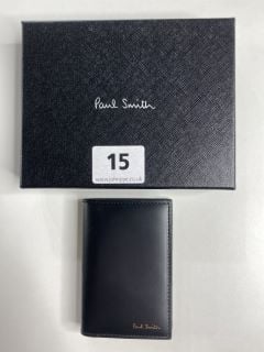 PAUL SMITH MEN'S WALLET MULTI CC MINI. MADE FROM: 100% LEATHER CALF. RRP: £161