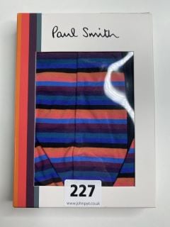 PAUL SMITH MEN'S TRUNK. SIZE: S, MADE FROM: 94 COTTON 6 SPANDEX KNITTED. RRP: £27