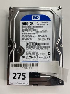 WESTERN DIGITAL 500GB SSD CARD IN SILVER. (UNIT ONLY)  [JPTN40944]