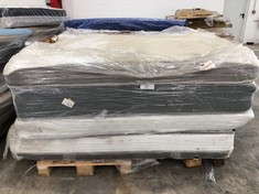 PALLET OF 4 MATTRESSES OF DIFFERENT BRANDS AND SIZES INCLUDING VISCOTEC 135 X 190 DUÉRMETEONLINE (MAY BE DIRTY OR BROKEN).