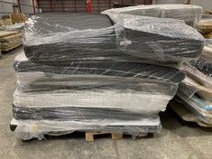 PALLET OF BED BASES AND UPHOLSTERED BASES (ITEMS MAY BE BROKEN OR INCOMPLETE).