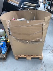 PALLET OF ASSORTED HOUSEHOLD ITEMS INCLUDING TABLET COVERS.