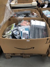 PALLET OF A VARIETY OF HOUSEHOLD ITEMS INCLUDING MOBILE PHONE CASES.