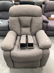 ASTAN CHAIR GREY COLOUR SELF-HELP AND MASSAGE (BROKEN ON ONE SIDE).