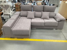 CHAISE LOUNGE 3 SEATER GREY COLOUR.