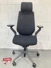 OFFICE CHAIR STEELCASE BLACK .