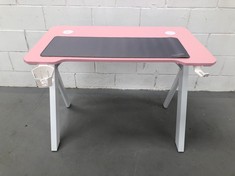 MARS GAMING TABLE PINK AND WHITE COLOUR ( SCRATCHED ) .