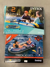 2 X KAYAK DIFFERENT MODELS INCLUDING INTEX CHALLENGER 2 .