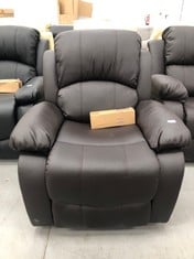 NALUI RECLINING CHAIR BLACK COLOUR MANUAL RECLINING AND MASSAGE .