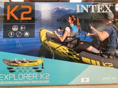 INTEX ADULT INFLATABLE KAYAK EXPLORER K2 FOR 2 PERSONS (68307).