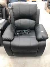 NALUI CHAIR BLACK COLOUR SELF-HELP AND MASSAGE ( DIRTY ) .