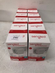 10 X SENGLED BRAND MATTER-ENABLED SMART PLUG.