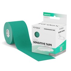 10 X KINTEX - KINESIOLOGY TAPE | WATERPROOF AND SENSITIVE SKIN RESISTANT KINESIOTAPE, 5CMX5M, SPORTS TAPE, PHYSIOTHERAPY ELASTIC TAPES | ELASTIC ADHESIVE BANDAGE (GREEN).