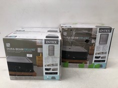 3 X INTEX MATTRESSES INCLUDING DURA-BEAM DELUXE 99CM X 1.91M X 46CM .