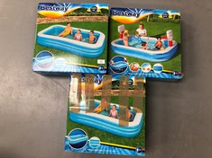 3 X BESTWAY POOLS VARIOUS MODELS AND SIZES .