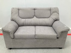 TWO SEATER SOFA YUQUE UPHOLSTERED GREEN PEARL (MISSING BACK LEG)