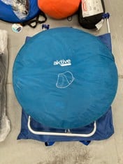 3 X CAMPING ITEMS INCLUDING AKTIVE TENT.