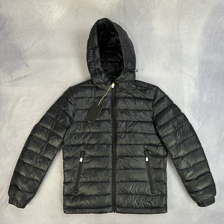 Hugo Boss Oswizz Down Jacket With Tags - Size 46 (VAT ONLY PAYABLE ON BUYERS PREMIUM)