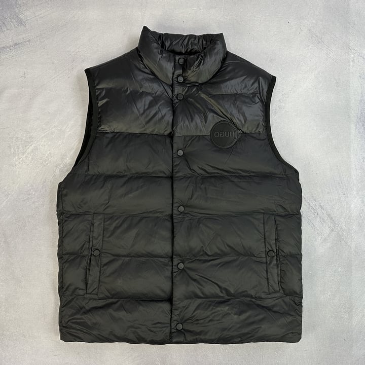 Hugo Boss Baltino  Quilted Puffer Gilet  - Size XL (VAT ONLY PAYABLE ON BUYERS PREMIUM)