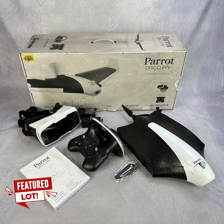 Parrot Disco FPV Fixed Wing Drone In Box (VAT ONLY PAYABLE ON BUYERS PREMIUM)