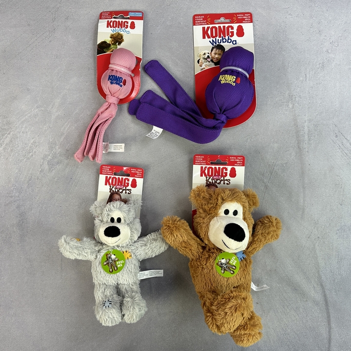 Kong Pet Toys 4x Units (MPSS03110622) (VAT ONLY PAYABLE ON BUYERS PREMIUM)