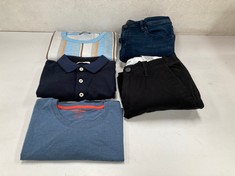 5 X JACK & JONES CLOTHING VARIOUS SIZES AND STYLES INCLUDING BLUE T-SHIRT SIZE - L LOCATION 3A.