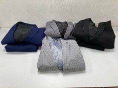 VARIETY OF SUITS VARIOUS SIZES AND MODELS INCLUDING NAVY BLUE SUIT SIZE - 50 LOCATION 11A.