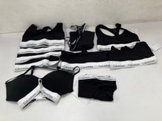 CALVIN KLEIN WOMEN'S UNDERWEAR VARIOUS SIZES AND STYLES INCLUDING SPORTS BRA SIZE - S LOCATION 19A.