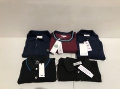 5 X GOOD BRAND CLOTHES VARIOUS MODELS AND SIZES INCLUDING LACOSTE DRESS SIZE 32 - LOCATION 43A.