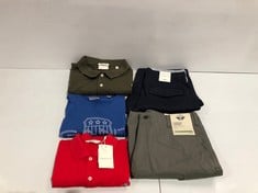 5 X GOOD BRAND CLOTHES VARIOUS MODELS AND SIZES INCLUDING BLUE GANT T-SHIRT SIZE M - LOCATION 47A.