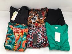 6 X DRESSES VARIOUS BRANDS AND SIZES INCLUDING ONLY SIZE 36 FLORAL - LOCATION 48A.