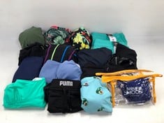 VARIETY OF SWIMMING COSTUMES AND BIKINIS VARIOUS BRANDS AND SIZES INCLUDING MEN'S HURLEY SWIMMING COSTUME - LOCATION 26A.