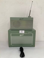 RADIO ROBERTS DAB/ FM RDS/ BLUETOOTH PORTABLE RADIO GREEN COLOUR - LOCATION 37B.