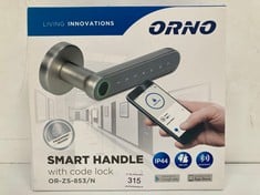 ORNO ZS-853 SMART LOCK WITH TOUCH KEYPAD AND SMART FUNCTION - FINGERPRINT READER BLEUTOOTH 4.0 - LOCATION 41B.