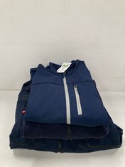 3 X JACKETS VARIOUS BRANDS AND SIZES INCLUDING NAVY BLUE 4F JACKET SIZE XL - LOCATION 34B.