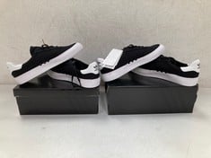 2 X ADIDAS SHOES MODEL 3MC BLACK SIZE 40 2/3 AND SIZE 39 1/3 - LOCATION 6B.