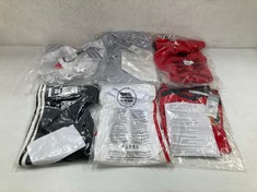 6 X ADIDAS SPORTSWEAR VARIOUS SIZES AND MODELS INCLUDING BLACK TROUSERS SIZE 2XL - LOCATION 11B.