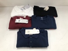 5 X LEVIS GARMENTS VARIOUS MODELS INCLUDING WHITE POLO SHIRT SIZE 3XL -, LOCATION 41A.