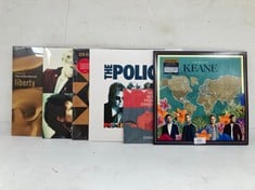 6 X VINYLS VARIOUS ARTISTS INCLUDING THE POLICE LOCATION 51B .